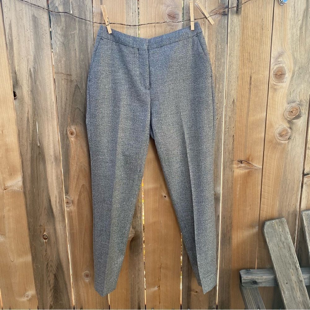 Reiss gray wool blend cropped pants size 2